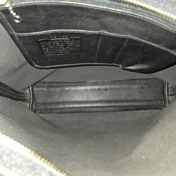 COACH Vintage Legacy Hobo Black Leather Shoulder Bag Authenticated 9148 - Picture 7 of 16